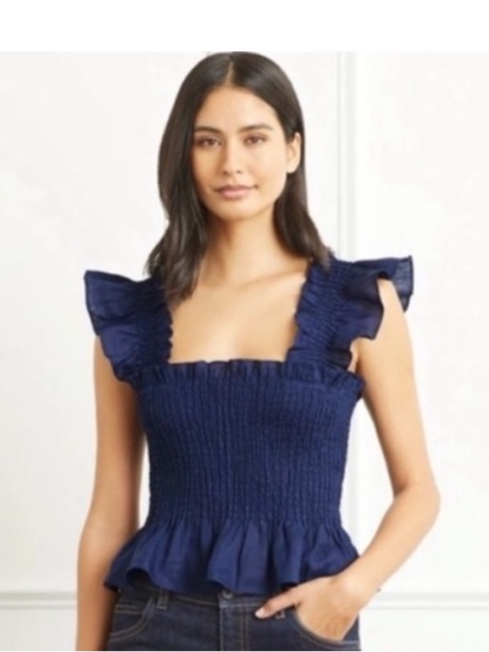 Hill House Paz Top Navy Small